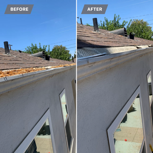 Our professional Gutter Cleaning service ensures your home's gutters are thoroughly cleaned, promoting proper water flow and preventing potential damage to your property. for The Window & Solar Ninjas in Corona, CA