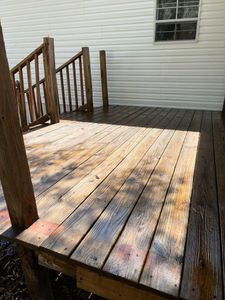 Our Deck & Patio Cleaning service is a great way to clean and seal your deck or patio. We use a low-pressure wash to clean the surface, then apply a sealant that will protect it from the elements. for Codys Pressure Washing LLC. in  Ellabell, GA