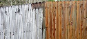 Our Fence Washing service utilizes high-pressure cleaning techniques to effectively remove dirt, grime, and other contaminants from your fence, enhancing its appearance and prolonging its lifespan. for His And Hers Machines in DeLand, FL
