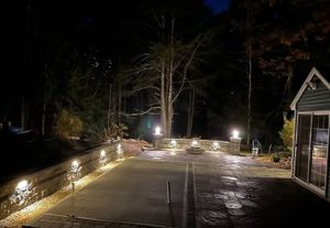 Enhance your home's curb appeal and safety with our expert outdoor lighting solutions, seamlessly integrating illumination with our custom masonry designs for a beautifully lit and secure exterior environment. for Chaban Masonry in Athol, MA