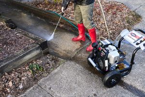 Revitalize your home's exterior with our professional power washing service, effectively removing dirt, grime, and mildew to enhance the beauty and longevity of your landscaping and hardscaping investments. for G&M Property Service in Attleboro, MA