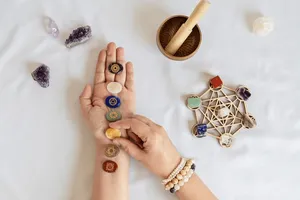 Chakra healing focuses on balancing and aligning the seven main energy centers in your body: Root, Sacral, Solar Plexus, Heart, Throat, Third Eye, and Crown. These chakras govern your physical, emotional, and spiritual well-being. for Golden Aura Healing in Buford, GA