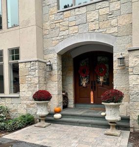 Our Patio Design & Construction service offers homeowners expert masonry solutions, designing and constructing beautiful outdoor patio spaces tailored to enhance their homes' aesthetics and functionality. for All in One Masonry in Dedham, MA