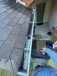 Gutter cleaning of debris is essential for the proper operation and flow of your gutters.   We will clean the debris from inside the gutters and down spouts to make sure the water flow is not obstructed.  We service Canyon Lake, New Braunfels, and the Wimberley areas. for Patriot Window Cleaning LLC in Canyon Lake, TX