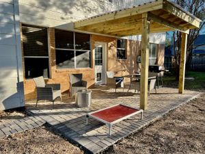 Create a shaded living space in your yard with any size pergola. for OTM Hardscape & Construction in Houston, TX