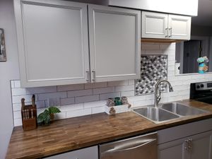 Enhance your kitchen's aesthetic and functionality with our expert counter tiling service, offering a wide selection of durable materials and designs tailored to fit your style and budget perfectly. for Tip Top Tile in Idaho Falls, ID