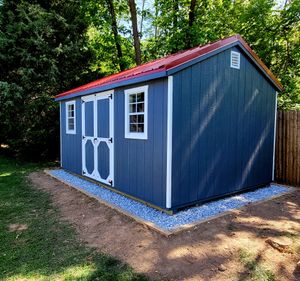 Our On-site building service allows homeowners to have a shed built directly at their property, eliminating the need for transportation and ensuring a seamless construction process. for Pond View Mini Structures in  Strasburg, PA