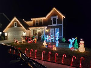 We are a hardscaping company that offers Christmas lights installation services. We will come to your home and install lights on your house for you! for Hendrix Family Landscaping in Dallas, GA