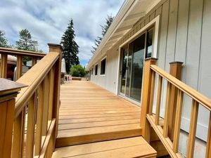 Our staining service offers homeowners a beautiful way to enhance the natural beauty of wood surfaces while also providing protection against weathering, UV rays, and wear and tear. for Just A Little Painting in Pensacola, Florida