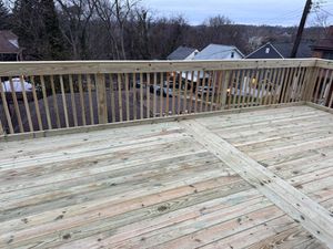 Enhance your outdoor living with our custom deck services. We specialize in designing and building durable, beautiful decks tailored to fit your lifestyle, elevating both aesthetics and functionality of your home. for Jbk Contracting in McKees Rocks, PA
