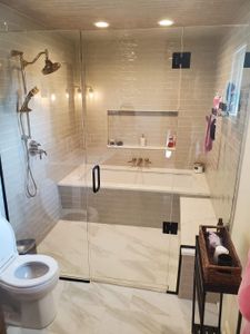 We offer professional bathroom renovation services to enhance the look and functionality of your home. From design consultation to completion, we will make sure your project is done right! for Mitchell Builders LLC in Lake County, IN