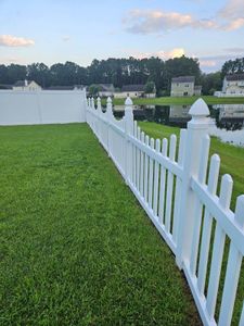 Our Fence Washing service effectively removes dirt, grime, mold, and mildew from your fence using high-pressure water or gentle soft washing techniques for a refreshed and clean appearance. for Seaside Softwash in Bluffton, SC