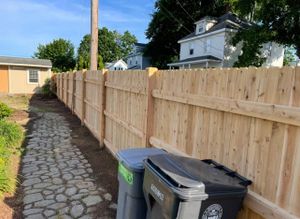 Enhance your home's privacy and curb appeal with our expert wood fencing services, offering durable materials, customized designs, and professional installation to create a charming addition to your outdoor space. for Modern Fence NH in Atkinson, NH