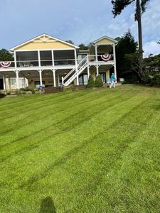 Our Fertilization Service will help your lawn stay healthy, green, and lush throughout the growing season. for Rosales Landscaping LLC in Lake Gaston, North Carolina