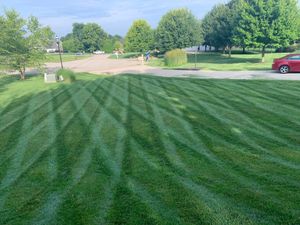 Our lawn mowing service is the perfect solution for busy homeowners who want a well-manicured lawn without the hassle of doing it themselves.  for High Garden Landscapes in Middletown, Ohio