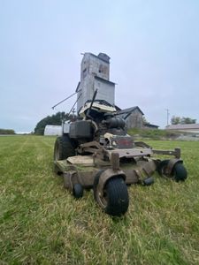 Our professional mowing service ensures a pristine lawn with expert trimming and care, enhancing your home's curb appeal while promoting healthy grass growth for a lush, vibrant outdoor space year-round. for AB Lawn Care in Plymouth, IN