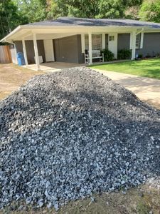 Our Base Rock service provides homeowners with high-quality gravel material perfect for roadways, driveways, and base foundations to enhance durability and ensure long-lasting results. for Patriot Sand & Gravel in Mount Vernon, Texas