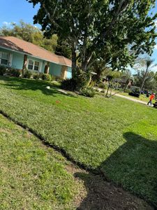 Transform your outdoor space with our expert landscape installation service, featuring professional mulch delivery and installation to enhance soil health, suppress weeds, and provide a polished look to your garden. for Duck's Lawn & Tree Service, LLC. in Lakeland, FL