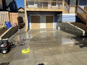 Our Power Wash Pressure Wash service provides homeowners with a thorough and effective cleaning solution for surfaces like driveways, decks, and patios. for Obsessive Compulsive Cleaning Services LLC in Salem, OR