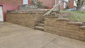 Our Retaining Wall Construction service is perfect for homeowners who want to add extra stability and support to their property. We use high-quality materials and construction techniques to create a sturdy wall that will last for years. for Bakey's Concrete and Excavating in Pittsburgh, PA
