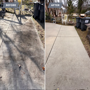Our Driveway Cleaning service utilizes high-pressure washing techniques to remove dirt, stains and grime from your driveway, restoring its original appearance and enhancing the overall curb appeal of your home. for LeafTide Solutions in Richmond, VA