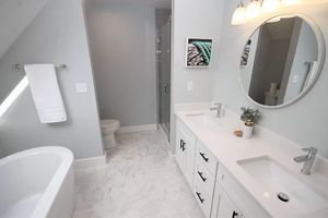 Transform your bathroom with our expert renovation service, enhancing functionality and style. From design to installation, we ensure a seamless process that elevates both comfort and aesthetic appeal in your home. for AP Design Build in Pembroke, MA