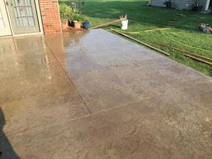 We offer custom stamped concrete patios for homeowners looking to add beauty and value to their outdoor space. Our experienced team will ensure a high-quality result. for Chapman Construction and Concrete Inc  in Owensboro,  KY