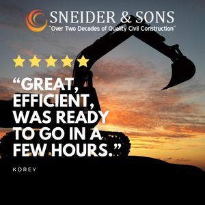 Our Excavating service is an efficient way to dig and move soil for your construction or remodeling project. We provide quality work at competitive rates. for Sneider & Sons, LLC in Wantage, New Jersey