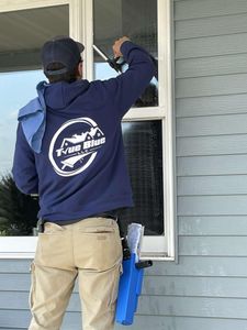 Everything we touch turns to gold... ok not literally but we can clean some pretty great windows, and we double check said windows before we leave to. Just to make extra sure you'll be happy with the finished product. for True Blue LLC in Mankato, MN