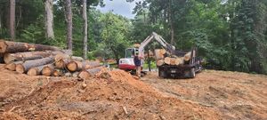 For larger jobs involving excavation services we are here to help with the equipment and team to do it safely and efficiently. for Platas Landscaping & Tree Service in Clyde, NC