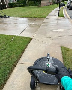 Our Hardscape Cleaning service is a safe and effective way to clean your hard surfaces such as concrete, pavers, and stone. We use a low-pressure cleaning system that will remove all the dirt, grime, and algae from your surface without damaging it. for Soto's Wash Crew in Atlanta, GA