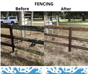 Our fence washing service is a great way to clean and protect your fence from the elements. We use pressure washing and soft washing to clean your fence, and we can also apply a sealant to help protect it from fading, staining, and mildew. for Jonny On The Spot Pressure Washing LLC in Orlando, FL