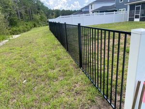If you're looking for a fence that is both beautiful and durable, aluminum may be the perfect choice for you. Aluminum fences are low-maintenance, meaning we won't require painting or staining like some other materials might. for Madden Fencing Inc. in St. Johns, Florida