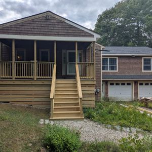 Our Deck Repair and Maintenance service ensures your outdoor space remains safe and beautiful. Alongside our expertise in repair, we offer comprehensive solutions for all your handyman needs. for Monkey's Fist Handyman Services in Gorham, ME