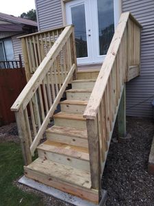 Our Decks service provides custom design and construction of outdoor decks, ensuring quality craftsmanship and a beautiful finished product. for Go-at Remodeling & Painting in Northbrook,  IL