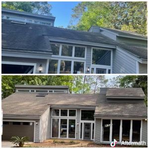 We provide professional roof cleaning services to remove dirt, algae, and other debris. Our Soft Washing process ensures your roof is restored. for Aftermath Pressure Washing & Roof Washing & Soft Washing LLC in  Conyers, GA