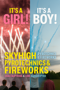 Boy or girl? We’ll let the fireworks do the talking 💥 Celebrate your reveal with a custom Sky High Pyrotechnics & Fireworks show — because every big moment deserves a sky full of excitement! for Apex Windshield Repair & Window Tinting Myrtle Beach in Myrtle Beach, SC