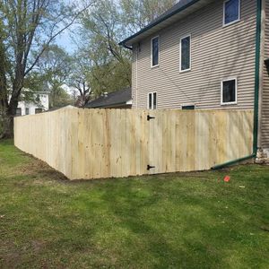 Our Fence Installation service offers homeowners professional assistance in selecting, designing, and installing high-quality fences to enhance the security and aesthetics of their property. for Harty Construction in Waseca,  MN