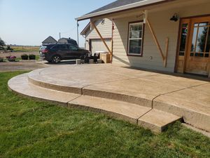 We specialize in stamped concrete installation, a decorative technique that creates stunning designs mimicking natural stone or brick, perfect for enhancing your home's outdoor spaces. for Bazaldua Productions LLC. in Fort Collins, Colorado