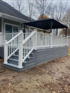 Enhance your outdoor living space with our expert deck & patio installation services, providing customized designs and durable materials to create the perfect area for relaxation and entertainment in your home. for Mitten Made Renovations in Brighton, MI