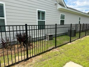Our Aluminum fencing service offers durable and stylish options to enhance your home's security and aesthetics, providing a reliable solution for homeowners seeking quality fencing solutions. for 4 In The Fire Fencing LLC in Darlington, SC