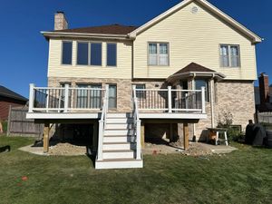 Transform your outdoor space with our expert deck installation service, offering customized designs and high-quality craftsmanship to enhance your home's beauty and functionality. Enjoy seamless project management for a stress-free experience. for R&R Home Services (RR Affordable Deck Builders) in Schaumburg, IL