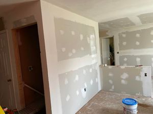 "Our Drywall and Plastering service provides professional installations and repairs, ensuring seamless walls for a flawless finish that enhances the aesthetic appeal of your home. for Rusty Nail Renovations in Flushing,  MI