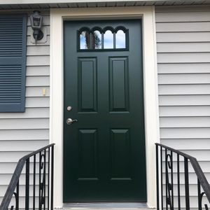 Our Door Installation service offers homeowners a convenient and reliable solution for replacing or upgrading their doors to enhance both security and aesthetics in their homes. for Smart Installs LLC in Amherst, NH