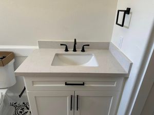 Transform your kitchen or bathroom with our Custom Countertop Installation service. We offer expert craftsmanship, personalized designs, and high-quality materials to create stunning countertops tailored to your home's unique style. for A.T Custom Marble & Granite in Houston, TX