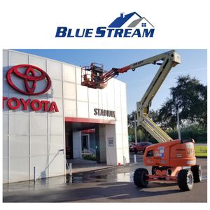 Our Commercial Pressure Washing service is designed to effectively clean and restore the exterior surfaces of your property, improving its overall appearance and increasing its curb appeal. for Blue Stream Roof Cleaning & Pressure Washing  in Tampa, FL