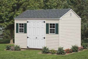 Our A-Frame Sheds offer durable, stylish, and customizable storage solutions for your home. Designed to complement any backyard, we provide ample space while enhancing the aesthetic appeal of your property. for Rockhold Sheds in Deale, MD