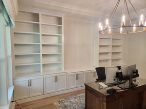 Our Custom built-ins service offers homeowners the opportunity to design and create tailored storage solutions that blend seamlessly with their existing home interiors. for Florida Coastal Carpentry LLC.  in Flagler County, FL