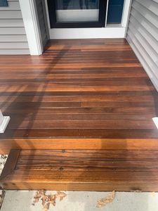 Our Deck & Patio Cleaning service is an affordable and convenient way to clean your outdoor living spaces. We use a hot water pressure washer to remove dirt, grime, and stains from your deck or patio. We also use a soft wash system to remove built-up mold and mildew. for Unlimited Softwash in Bellingham, MA