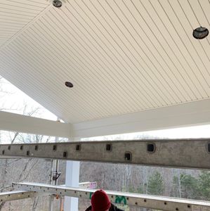 Enhance your home's curb appeal with our professional soffit services—offering installation and repair to improve ventilation and protect your roof’s structure while adding a polished finish to your exterior design. for A&J Construction NKY, INC. in Walton, KY